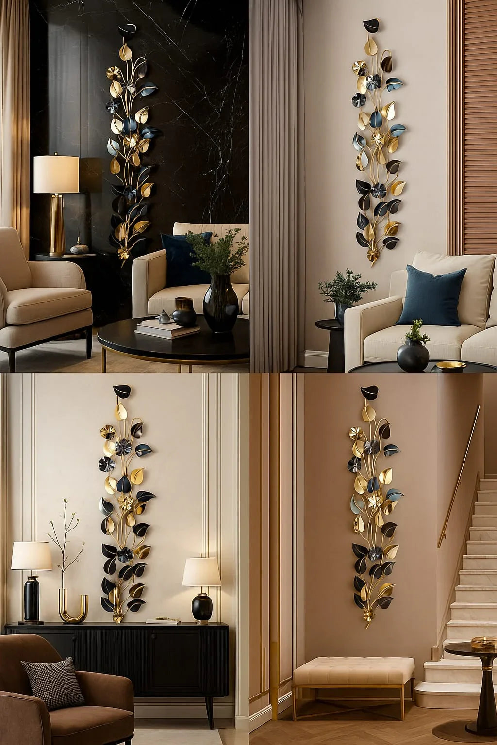Metal Wall Clock Style 54